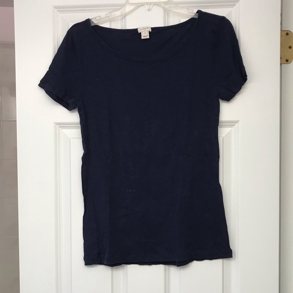 Basic navy JCrew tee - Picture 1 of 1